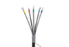 Xlpe cable accessorium XXVI / 35kv tria cores frigus Detawable umbraticis terminum