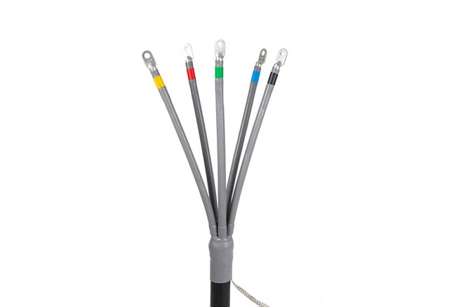 Xlpe cable accessorium XXVI / 35kv tria cores frigus Detawable umbraticis terminum