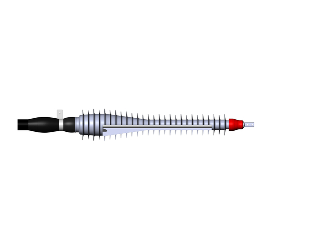 132KV Composita Bushing Outdoor HV Cable Termination