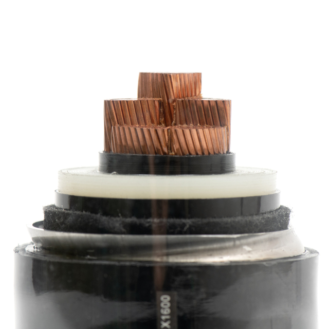 High voltage xlpe insulatas potestatem cable cum aluminium corrugated vagina ad amplificata transmissione efficientiam