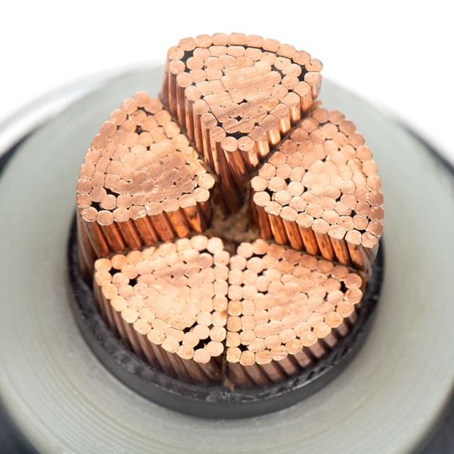 High voltage xlpe insulatas potestatem cable cum aluminium corrugated vagina ad amplificata transmissione efficientiam