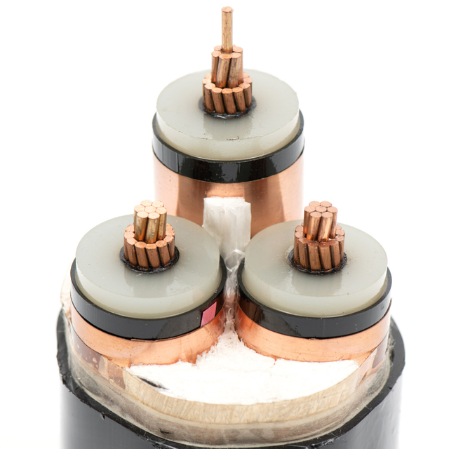 Provectus medium voltage xlpeta insulatas potestatem funem cum PVC vagina pro 3.6-6kv et 26-35kv ratings